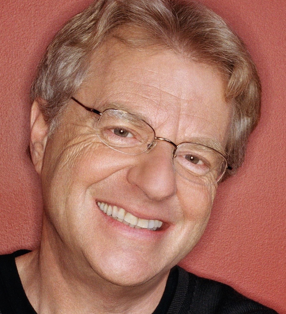 This image portrays Jerry Springer by Encompass Arts.